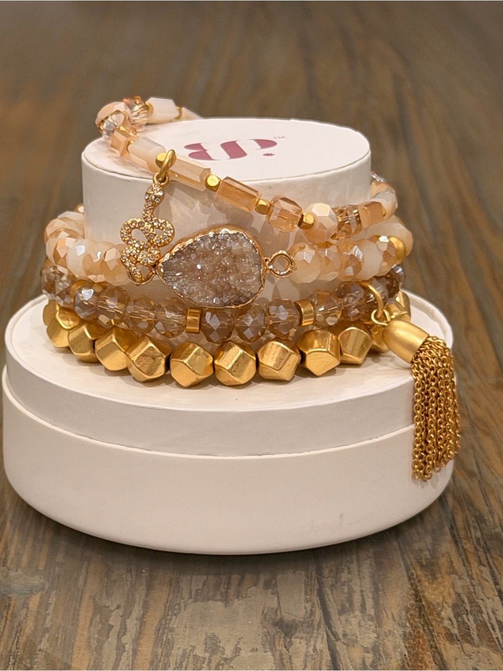 Bomb Party NWT! Hard to Find! “Golden Druzy Python”